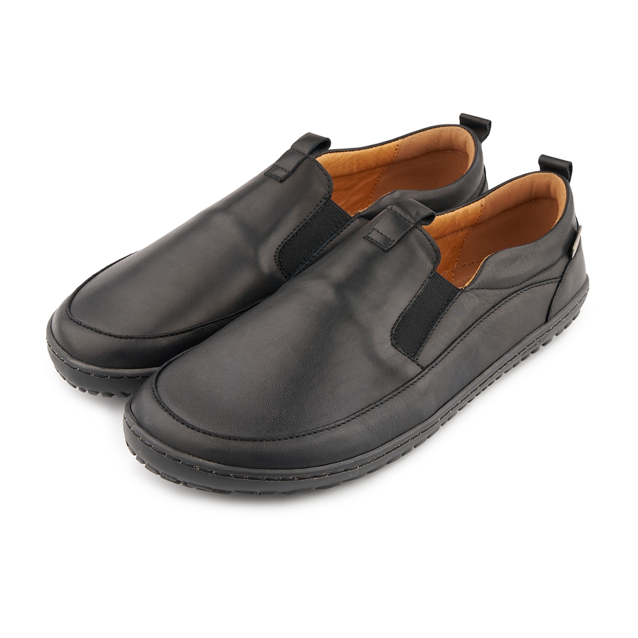 Men's barefoot slip-on shoes black