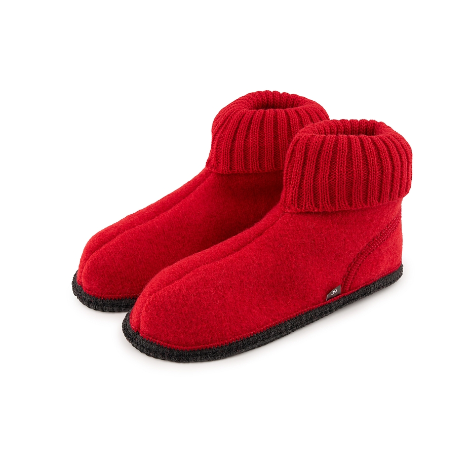 Women's Silvie Felt TV Slippers Red
