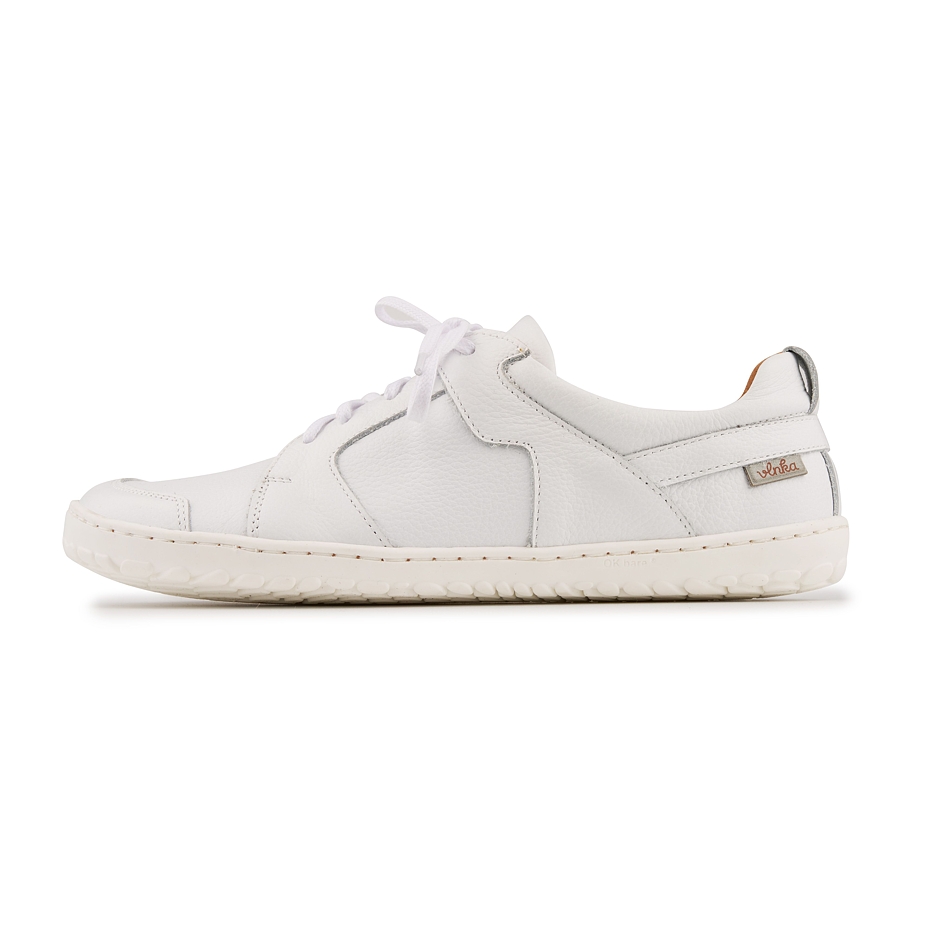 Barefoot leather sneakers Sasha white