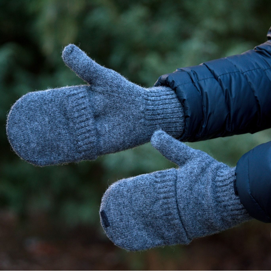 Sensor Virgin Wool Gloves Grey Marl