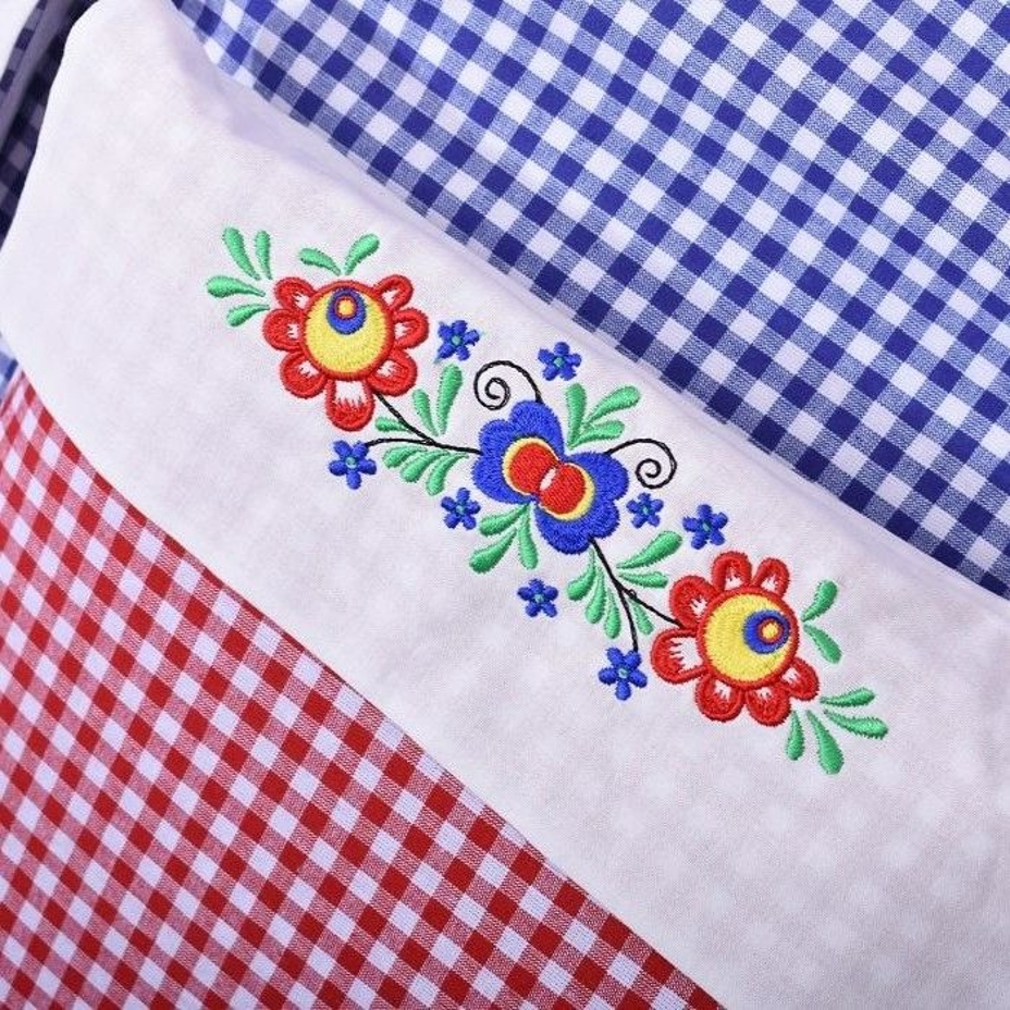 Course Cotton Sheets Folklore Red