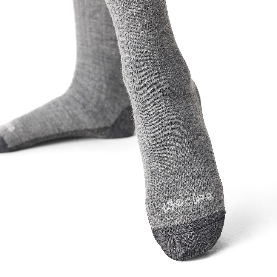 3 pairs Wool Knee High Socks with Loose Top