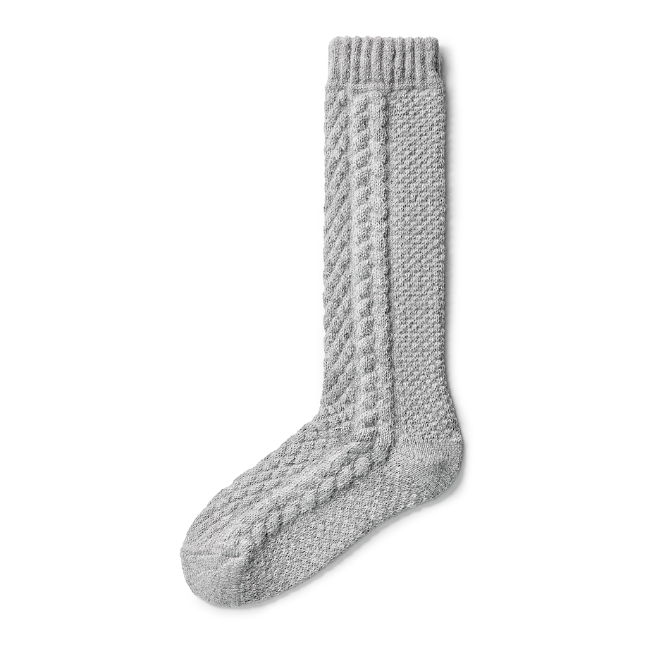Children’s Merino Sheep Wool Knee-high Socks Gray