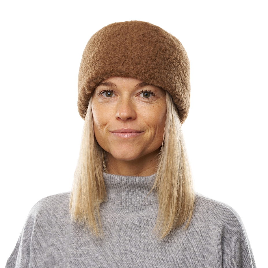 Woolen Headband Brown