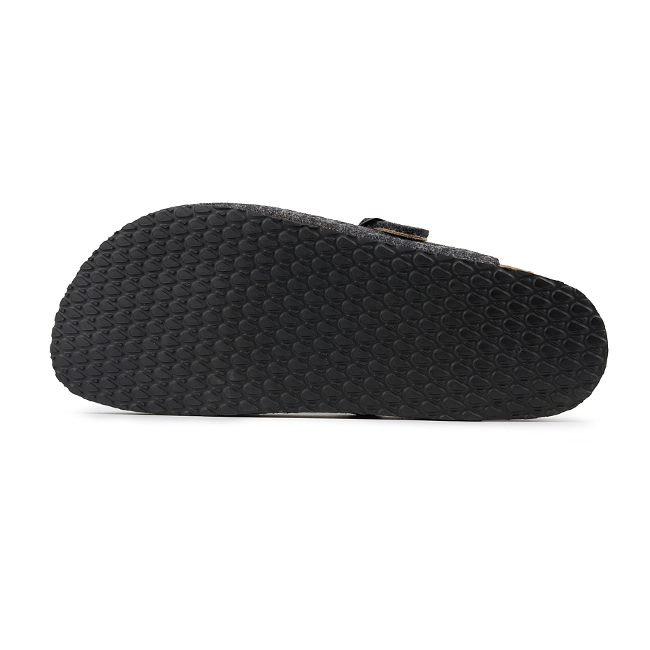Men's orthopedic cork slippers Michal gray