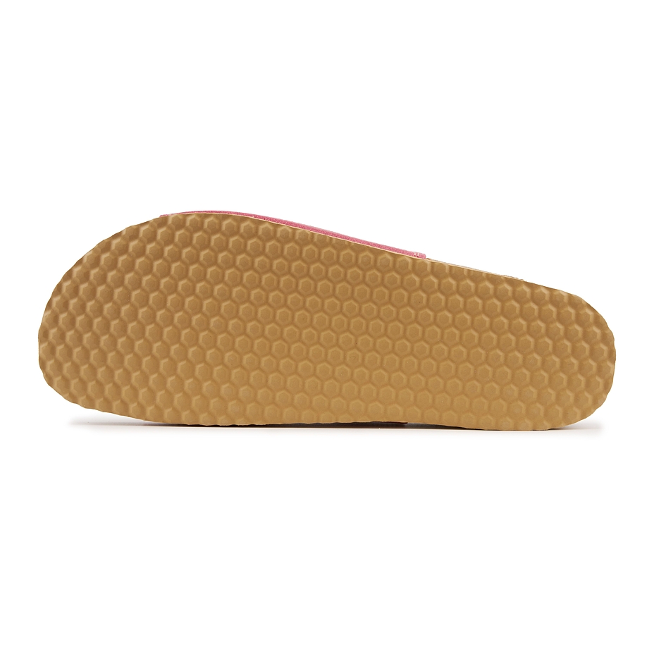 Women's anatomical cork slip-on shoes Linda dark pink