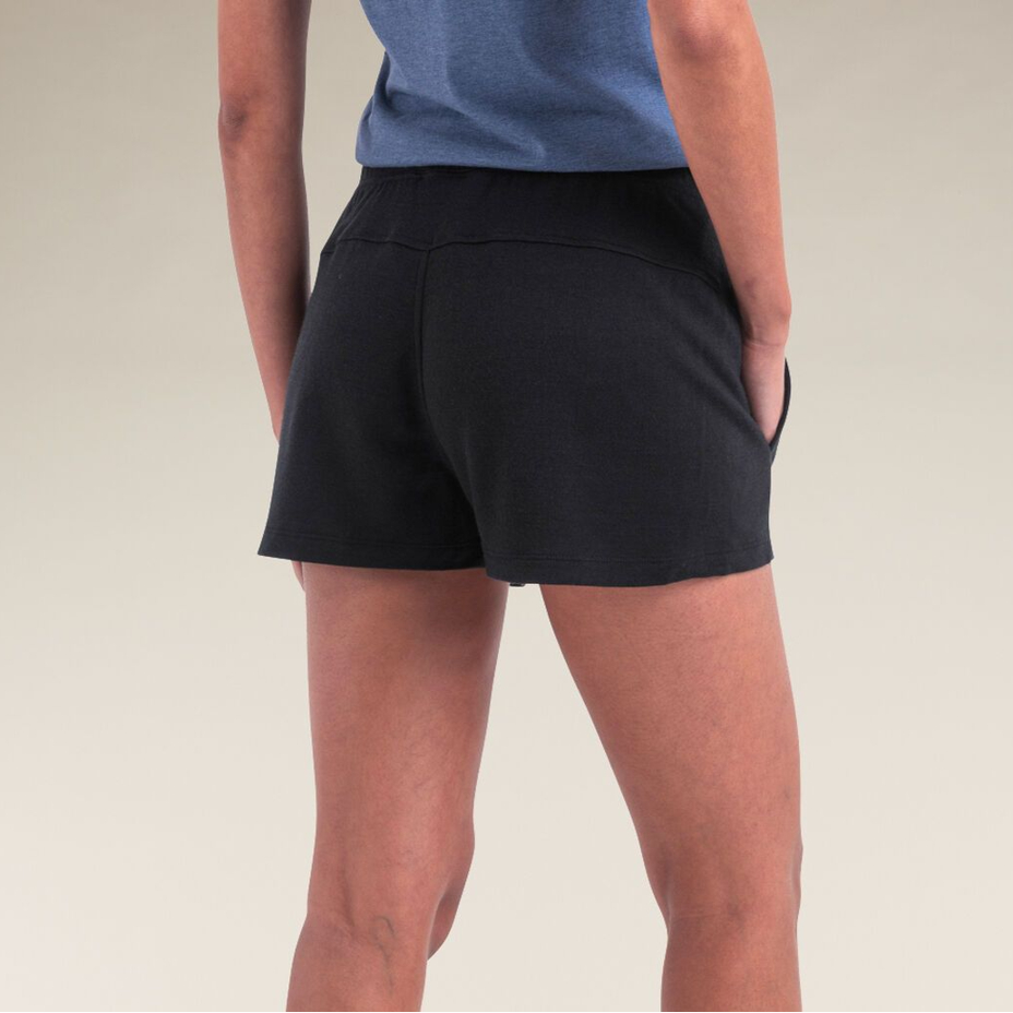 Women's shorts Merino Blend 200 Crush Shorts Icebreaker Black