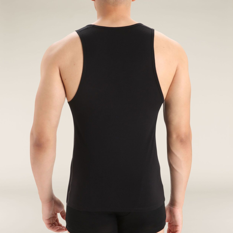 Men's tank top Merino 150 Anatomica Tank Icebreaker Black