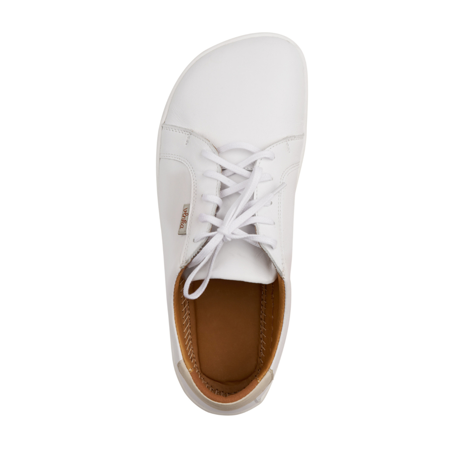 Barefoot leather sneakers Mira white