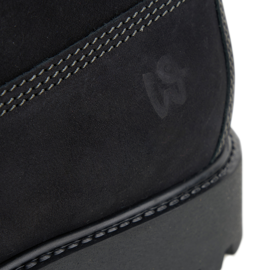 Women's leather farmer's boots Woolee black