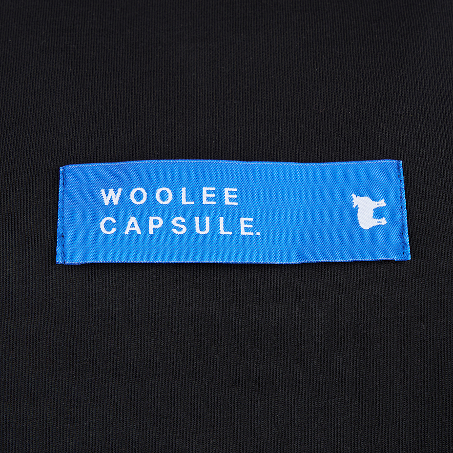 Woolee Capsule organic cotton t-shirt black