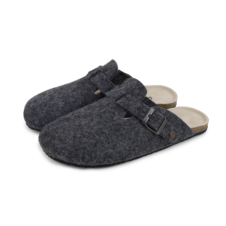 Women's barefoot wool slippers Michaela gray