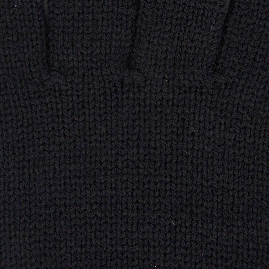 Merino fingerless gloves Woolee black