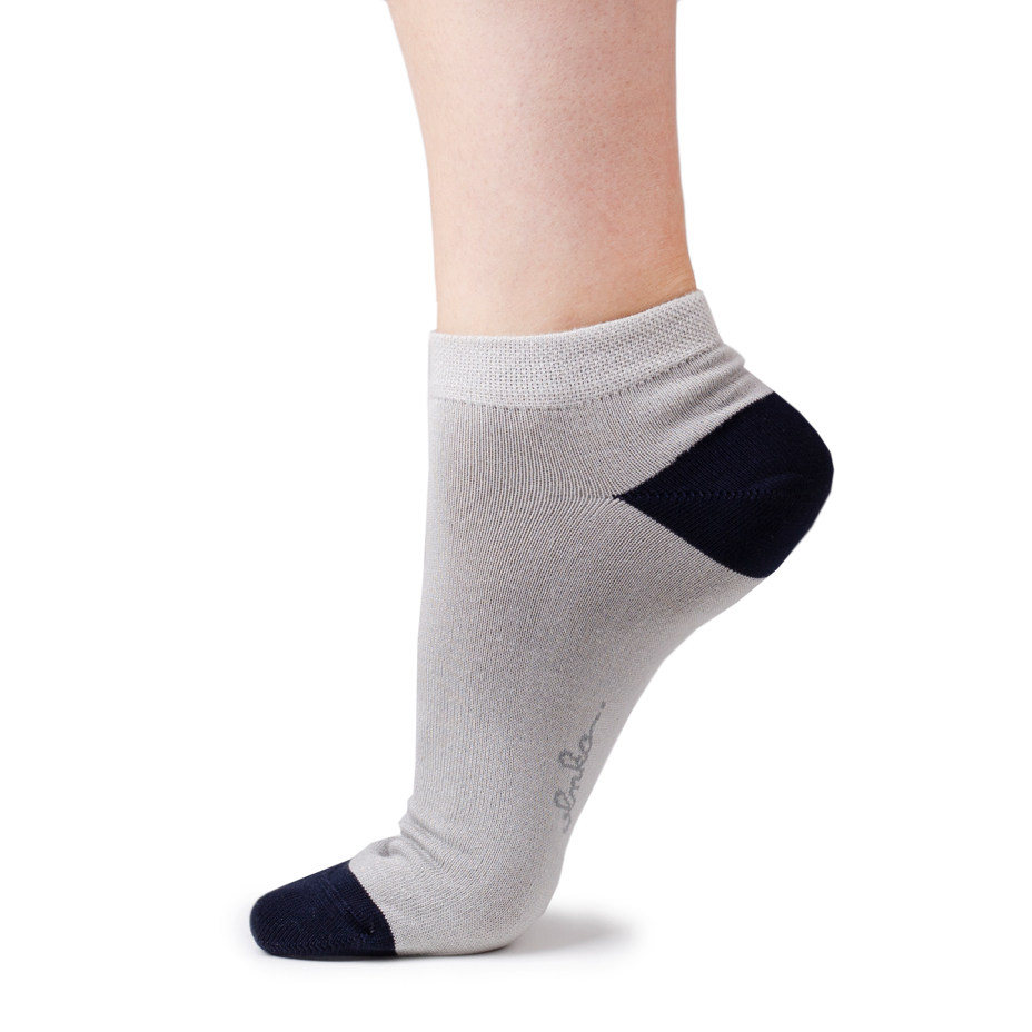 2 pairs of bamboo ankle socks mix