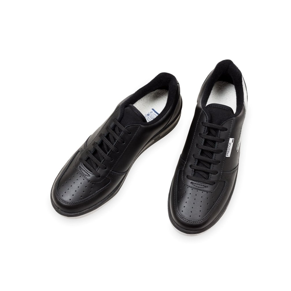 Leather PRESTIGE Trainers Black
