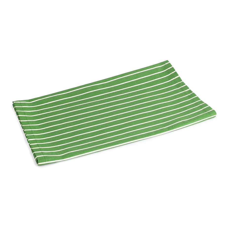 Table Runner Green Stripes