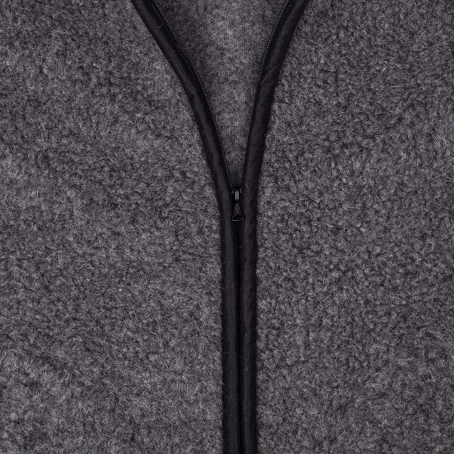 2-in-1 Wool Jacket Dark Grey