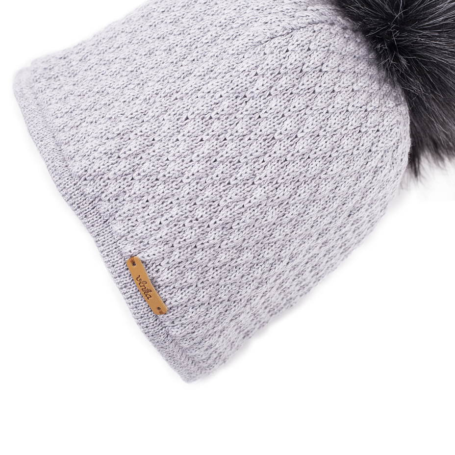 Vlnka Woolly Hat V01 Light Grey