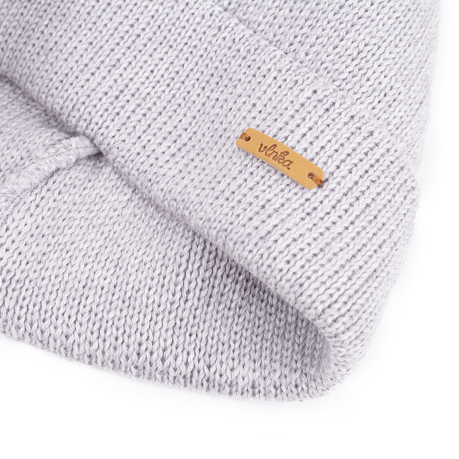 Vlnka Woolly Hat V02 Light Grey