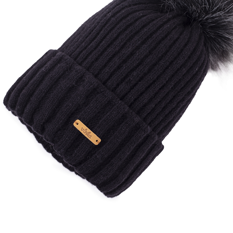Vlnka Woolly Hat V04 Black