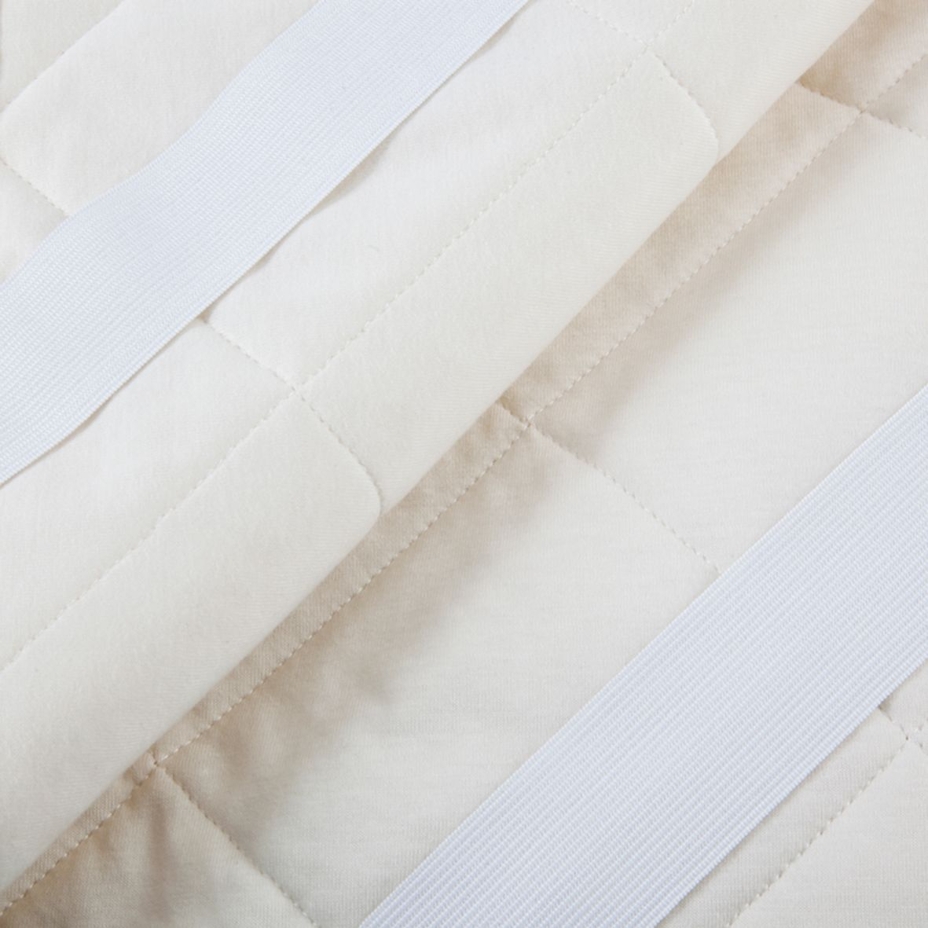 Wool Mattress Topper with Lining Natural