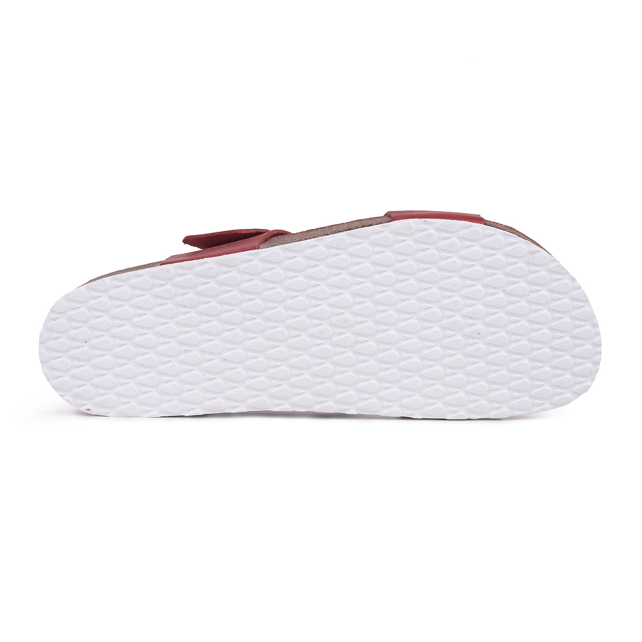 Women's anatomical cork slip-ons Martina Red