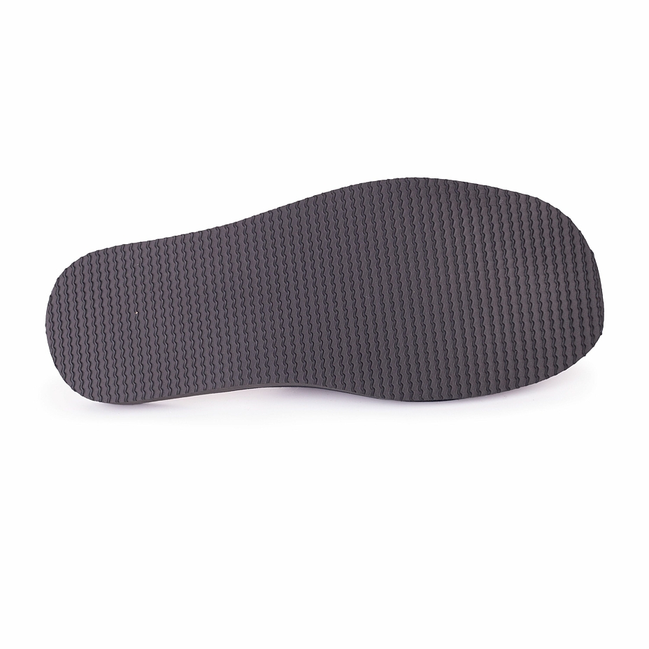 Men's leather summer slippers Blue