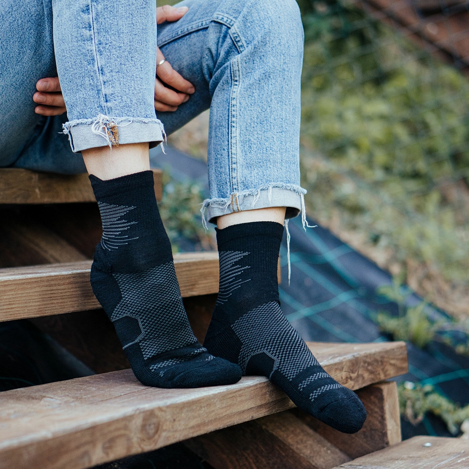 2 pairs of sports socks Merino mix