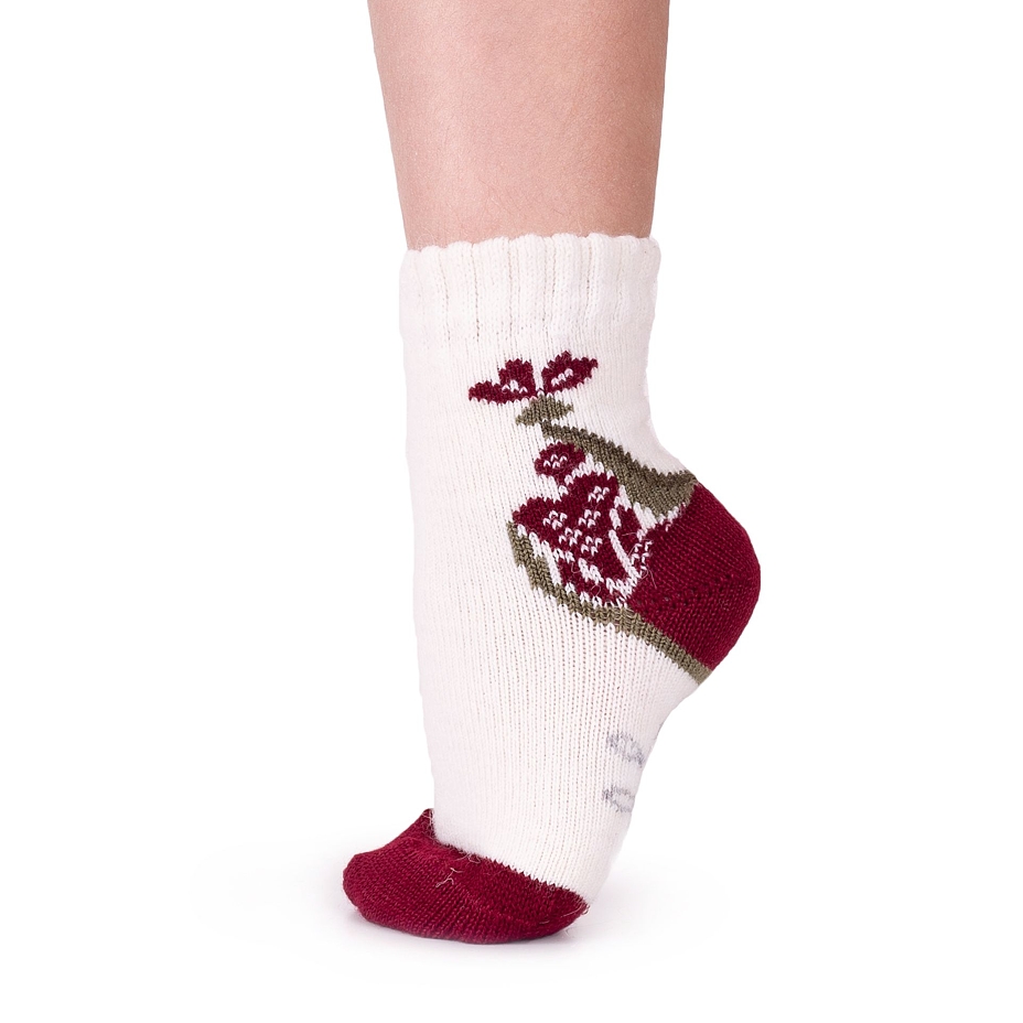 Kids’ Merino socks 'Folklore' Red