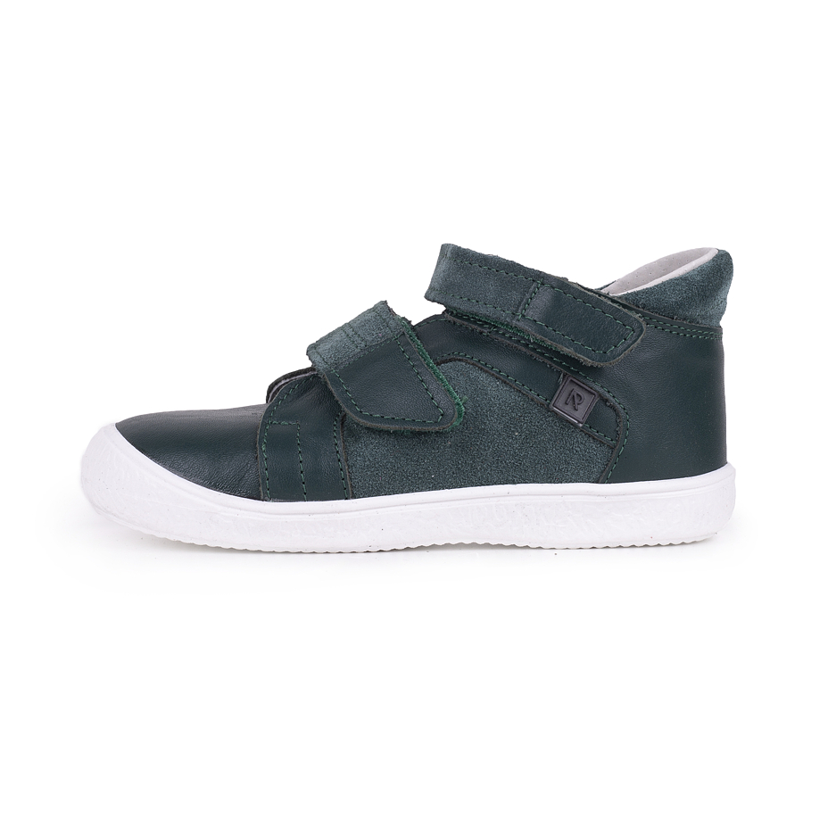 Kids’ Kiki Leather Velcro Sneakers Green