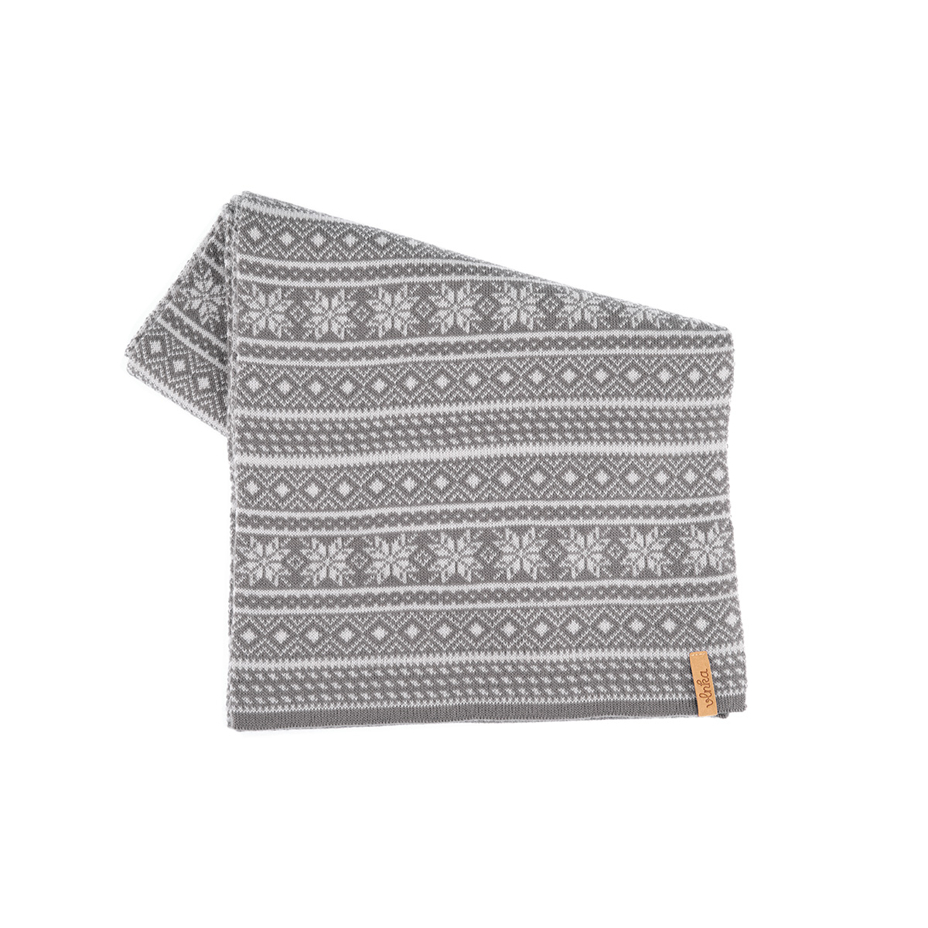 Vlnka Wool Scarf B02 Grey
