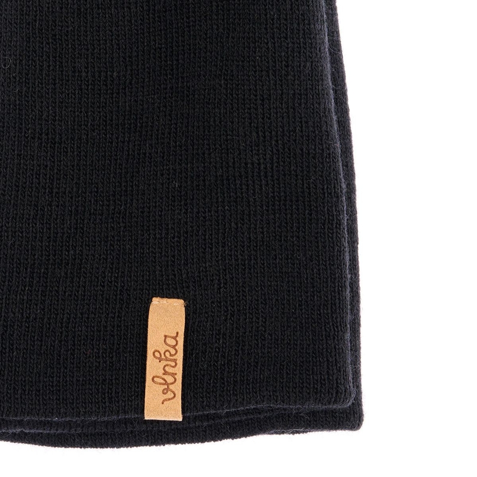 Vlnka Wool Beanie V22 Black
