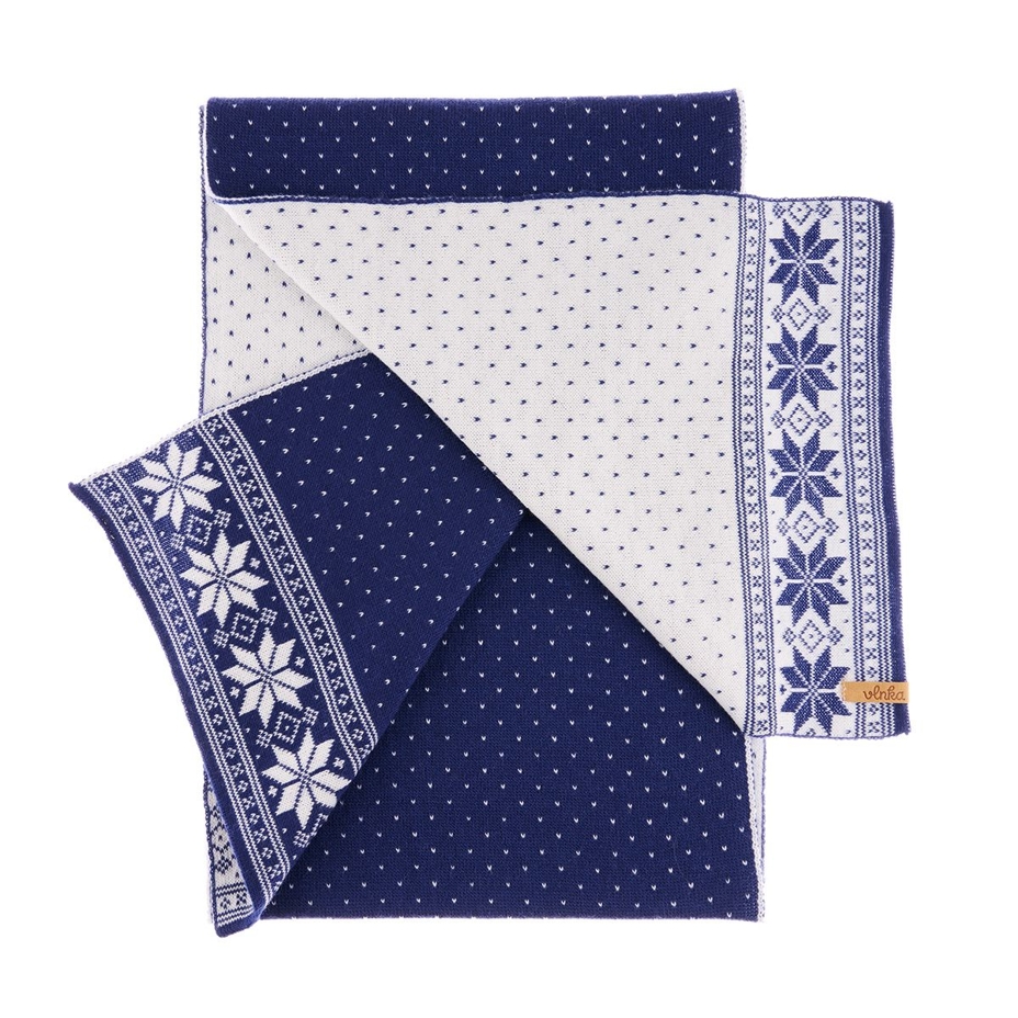 Vlnka Wool Scarf B03 Blue