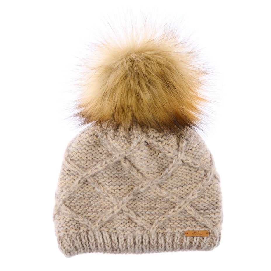 Vlnka Wool Beanie V09 Beige