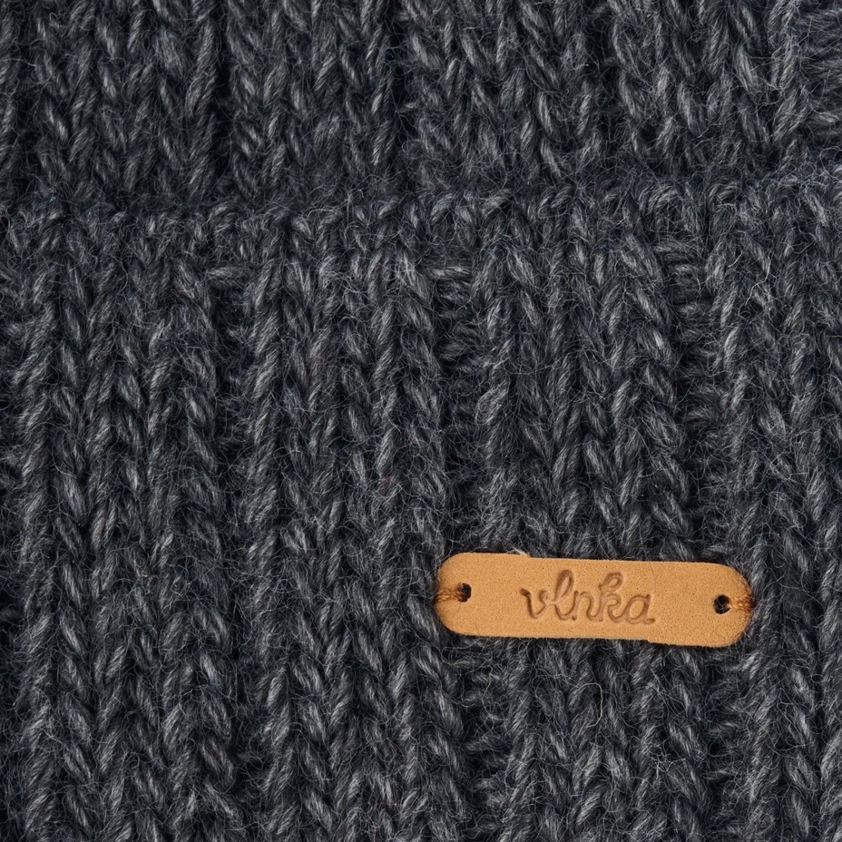 Vlnka Wool Beanie V11 Grey
