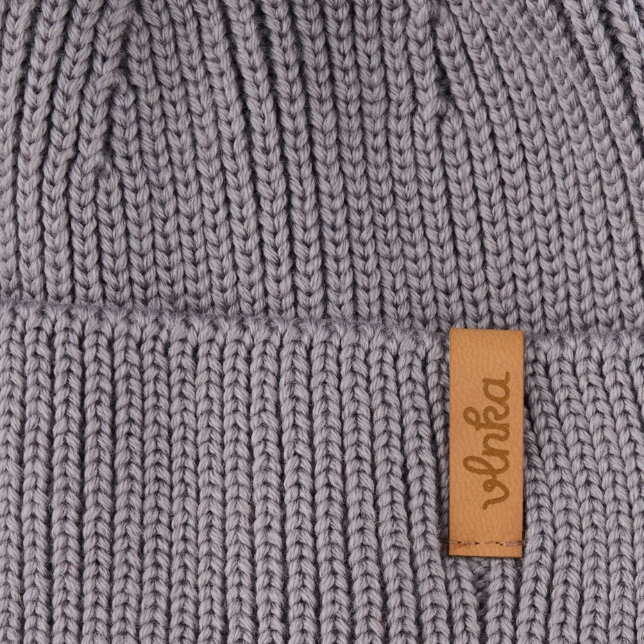 Vlnka Wool Beanie V21 Grey