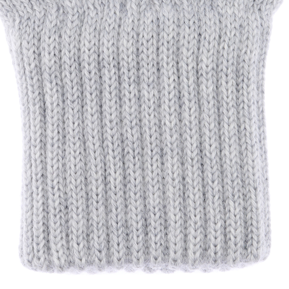 Vlnka Woolen Mittens P01 Light Grey