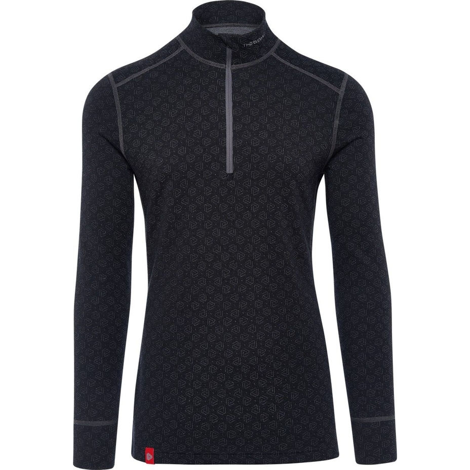 Men's Performance MERINO XTREME THERMOWAVE Top with Zip Black