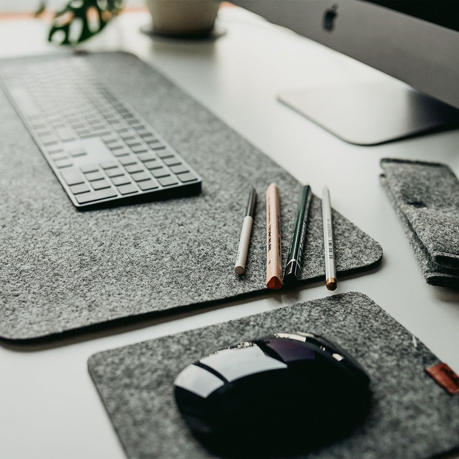 Felt Mouse Mat Black