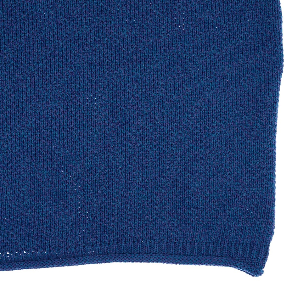 Men's Merino wool pullover sweater dark blue