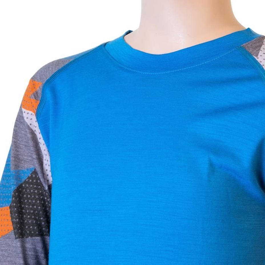Kids’ Sensor Merino Impress Performance Clothing Set Blue/Camo
