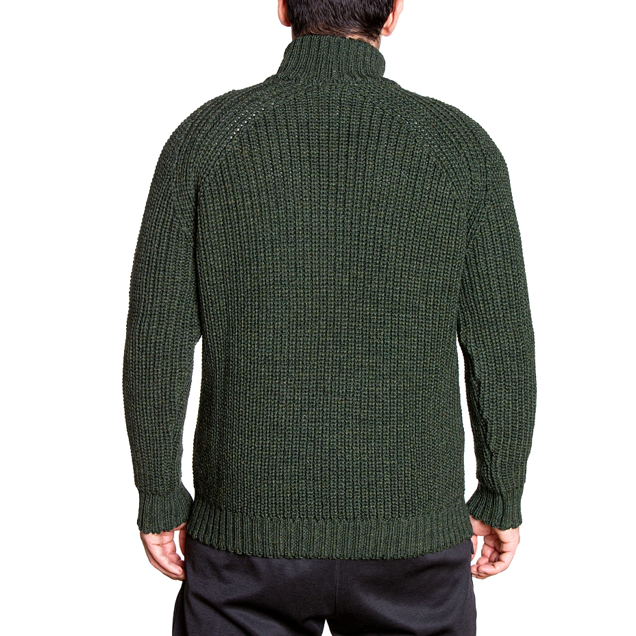 Men's Wool Sweater S12 Green
