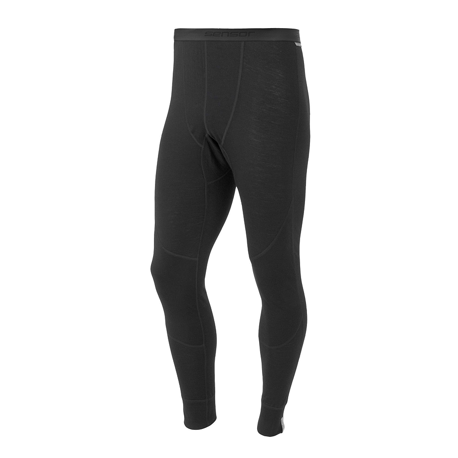 Men's Performance Sensor Merino Active Baselayer Pants Black