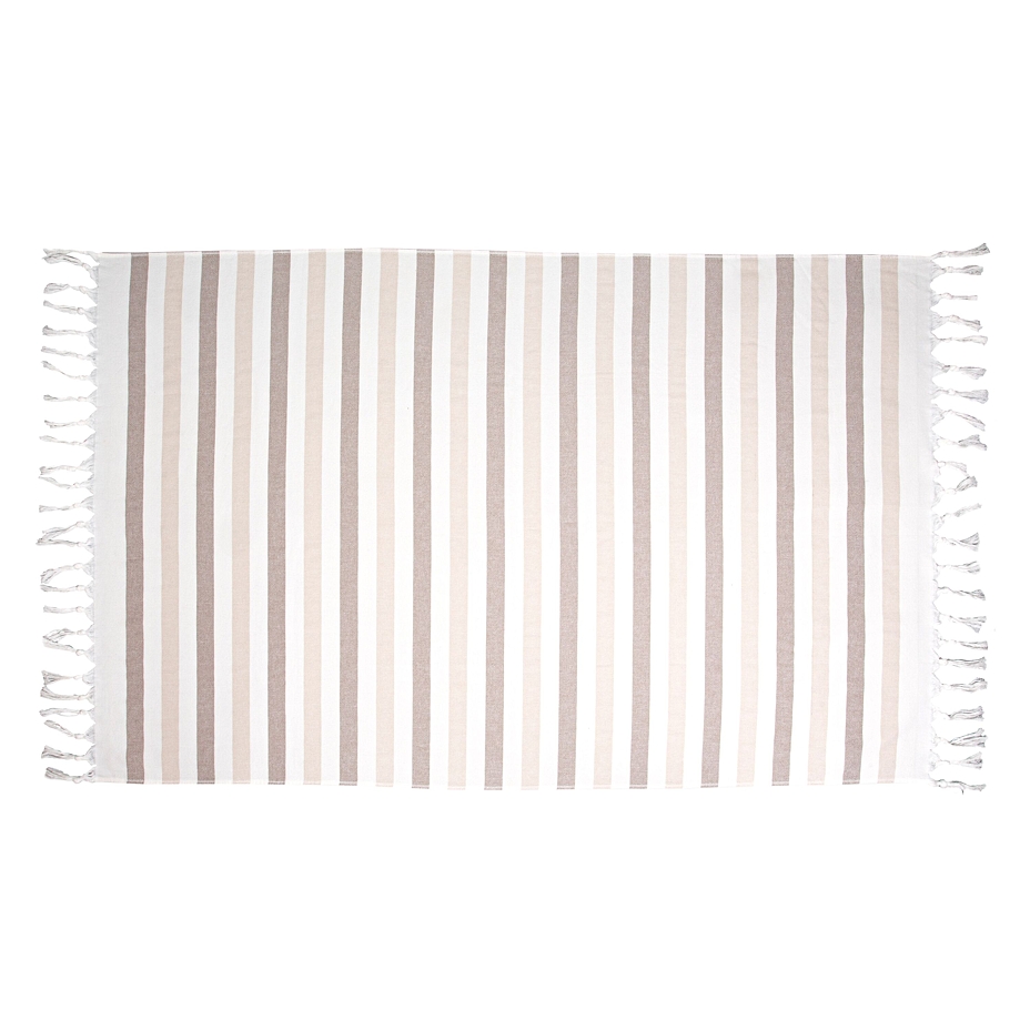 Vlnka Cotton Wrap Brown Stripe