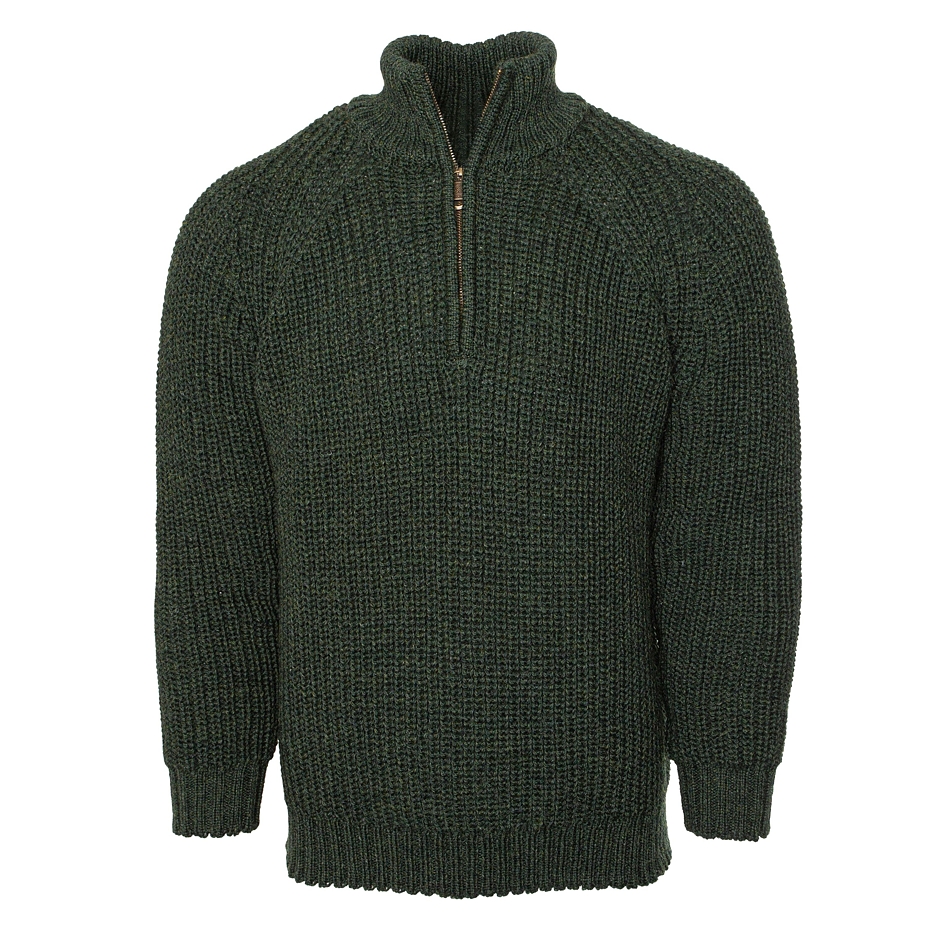 Men's Wool Sweater S12 Green