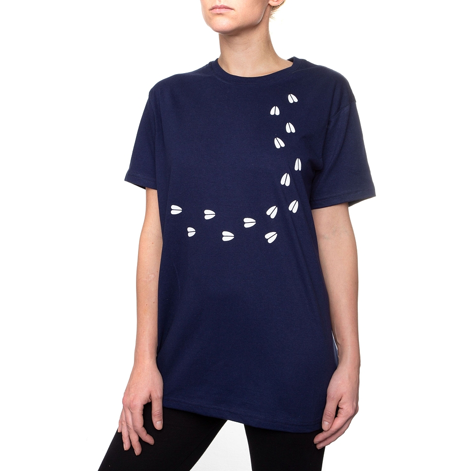Woolvilli Cotton T-shirt Navy