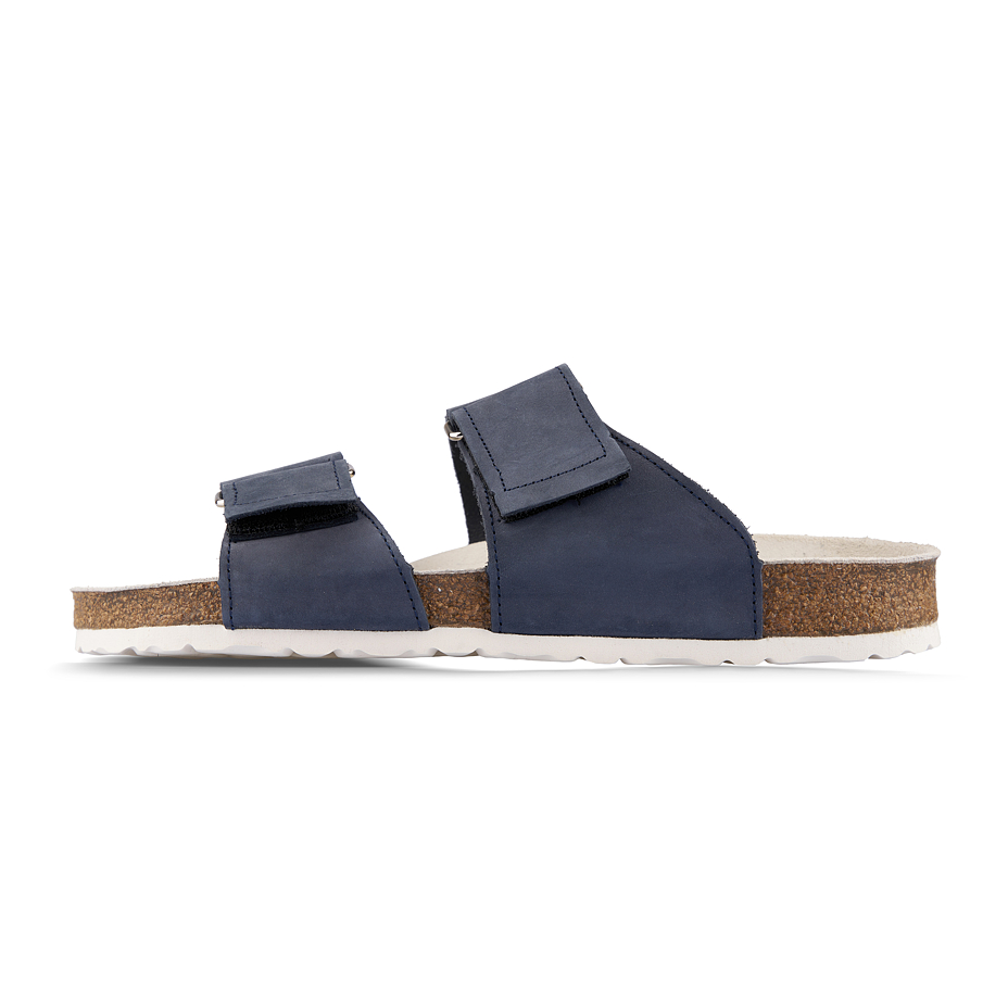 Men’s Samuel Orthopaedic Cork Sliders Blue