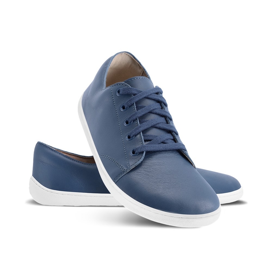Prime Leather Barefoot Trainers Blue