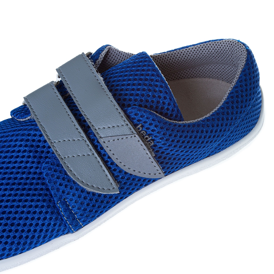Kids’ barefoot breathable velcro sneakers Beda Blue