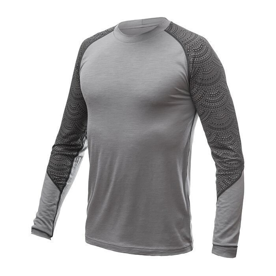 Men’s Sensor Merino Impress Performance Top Grey/Maori